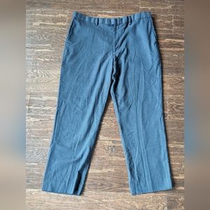 Banana Republic Standard Fit Dress Pants Textured Navy Blue (W36 L30)